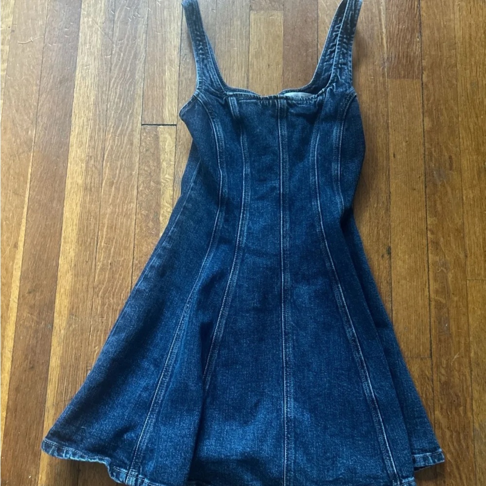 Dynamite Dark Blue Denim Top